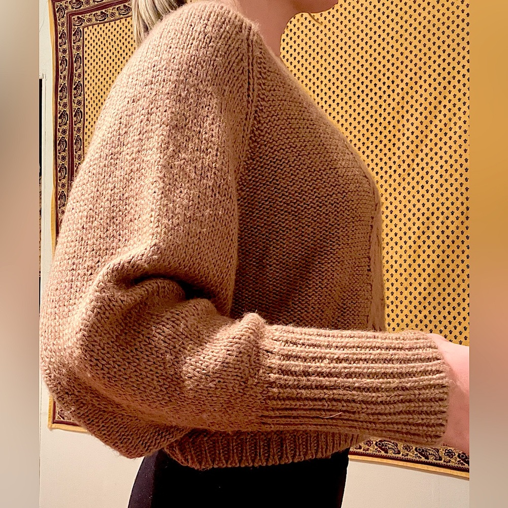 ULLA JOHNSON shetland wool knit sweater size small